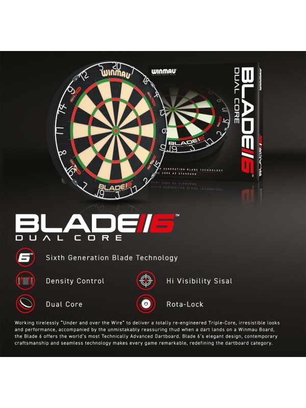WINMAU BLADE 6 DART BOARD